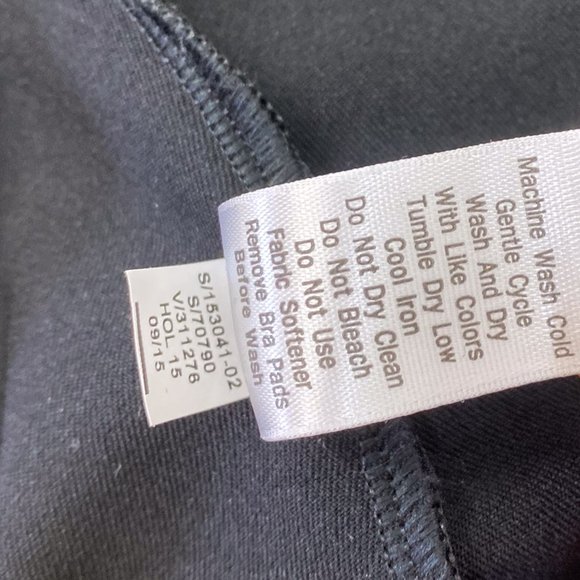 Athleta Brand Racer Back Tank Women's Black Work Out Shirt Tank Top - Picture 8 of 10